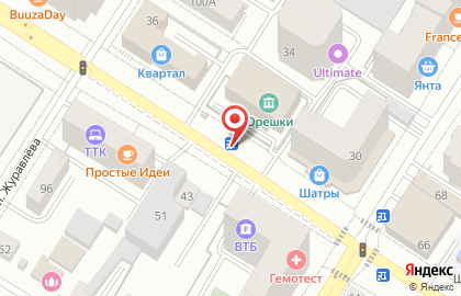 Киоск по продаже фруктов и овощей на Новобульварной улице на карте
