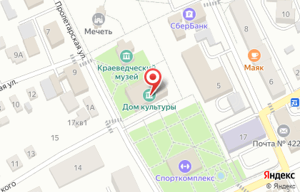 Дом культуры, ст. Высокая Гора на карте