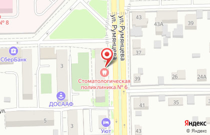 Стоматологическая поликлиника №6 на улице Дружбы на карте