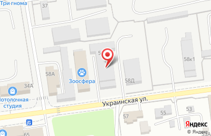 Наполеон на Украинской улице на карте