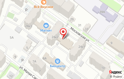 АКБ Торговый Городской Банк на Московской улице на карте