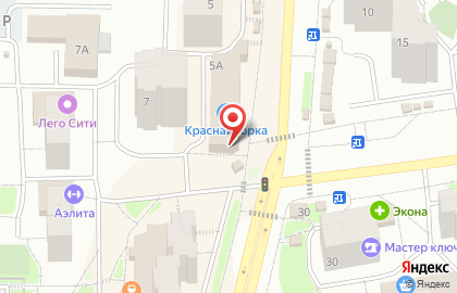 Салон Бельетаж в Октябрьском районе на карте