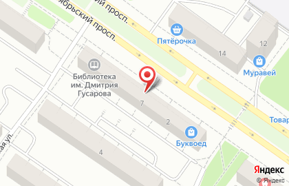 Мебельный салон Петромебель на Октябрьском проспекте на карте
