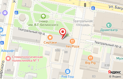 Центр моды Diamond на Московской улице на карте
