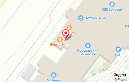 Ресторан быстрого питания Картофельный папа на Дорожной на карте