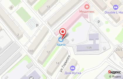Магазин продуктов Удача в Петропавловске-Камчатском на карте