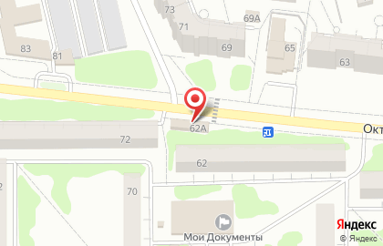 Салон цветов Florенция на Октябрьской улице на карте