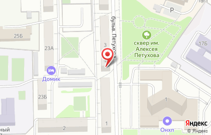 Продуктовый магазин в Омске на карте