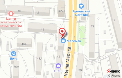 Салон часов Vector на улице Карла Маркса на карте