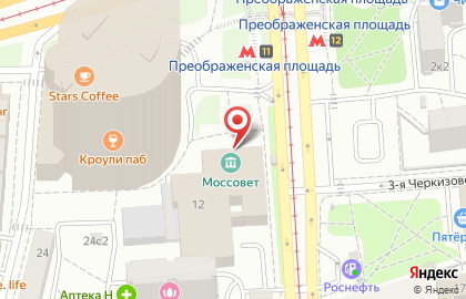 Школа брейк-данса Волнорез на Преображенской площади на карте