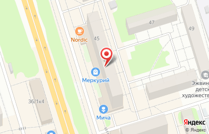 ТЦ Меркурий на проспекте Бумажников на карте