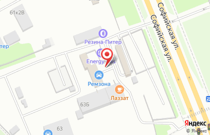 Автосервис Ремзона на Софийской улице на карте