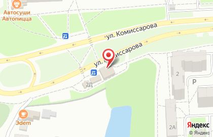Магазин мясной продукции Индейкин Дом на улице Комиссарова на карте