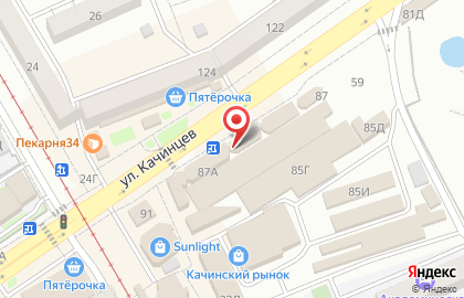 Магазин спецодежды Кадет в Дзержинском районе на карте