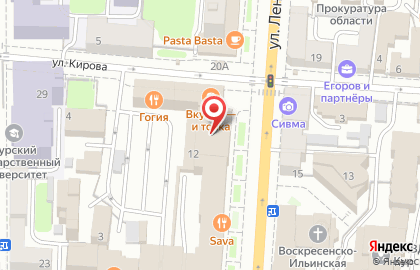 Цветочный салон Букет на улице Ленина, 12 на карте