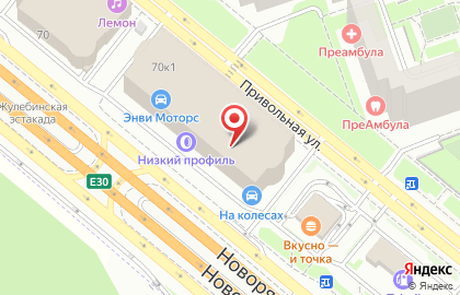 Компания ПРОМСЕРВИС на Привольной улице на карте