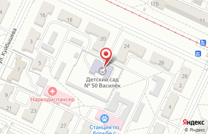 Лебедушка на улице Горького на карте