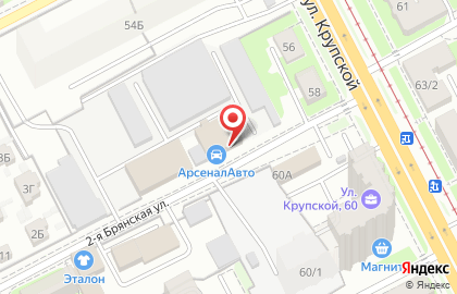 Магазин автозапчастей для иномарок Арсенал-Авто в Смоленске на карте