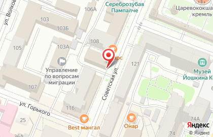 Супермаркет Магнит на Советской улице на карте