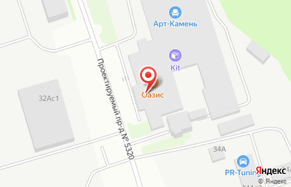 Ресторан Оазис в Очаково-Матвеевском на карте