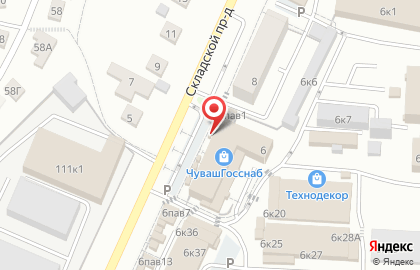 Торговая компания в Складском проезде на карте