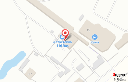 Автоцентр Автостекла 116 rus на Полевой улице на карте