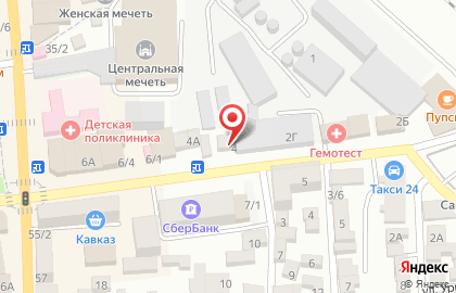 Косметологический кабинет на улице Чкалова на карте