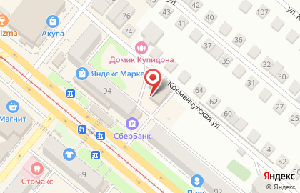 Супермаркет игрушек и канцтоваров Фокс на проспекте Ленина на карте