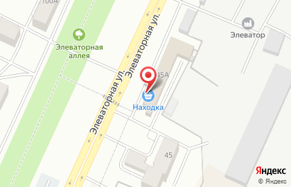 База оптовых цен Находка на Элеваторной улице на карте