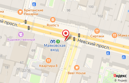 Туристическое агентство Санкт-Петербургский центр визирования на карте