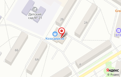 Магазин Коза дереза на карте