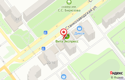 Парикмахерская Шпилька на Станкозаводской улице на карте