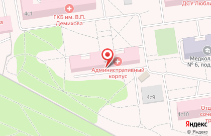 Городская клиническая больница №68 на улице Шкулёва на карте
