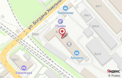 Магазин контрактных автозапчастей Техника на улице Богдана Хмельницкого на карте