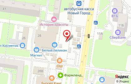 Киоск по продаже хлебобулочных изделий на Революционной улице на карте