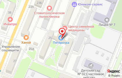 Универсам Пятёрочка на улице Громова на карте