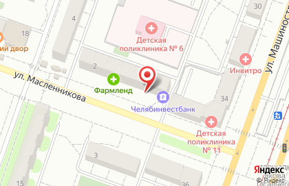 Суши-бар Суши Wok на улице Масленникова на карте