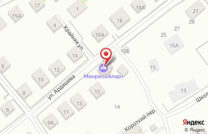 Монрепоапарт, квартирные бюро на карте