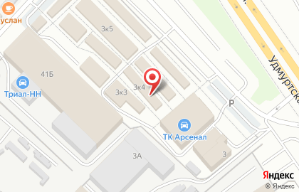 Магазин автозапчастей в Нижнем Новгороде на карте