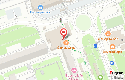 Супермаркет Пятёрочка на Южной улице в Реутове на карте