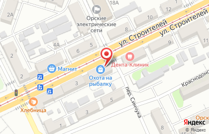 Парикмахерская Флора на улице Строителей на карте