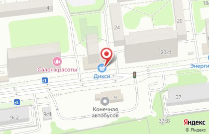 Супермаркет ДИКСИ на Карамышевской набережной на карте
