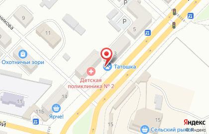 Зооцентр Татошка на проспекте Ленина на карте