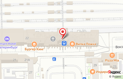 Экспресс в Верх-Исетском районе на карте