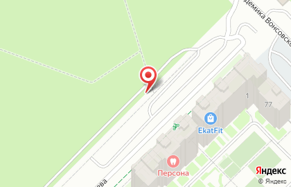 Автостоянка в Екатеринбурге на карте