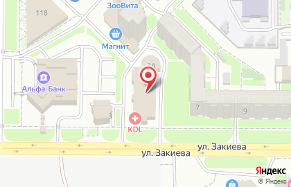 Реноме Принт на улице Закиева на карте