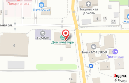 Атюрьевский районный дом культуры на карте