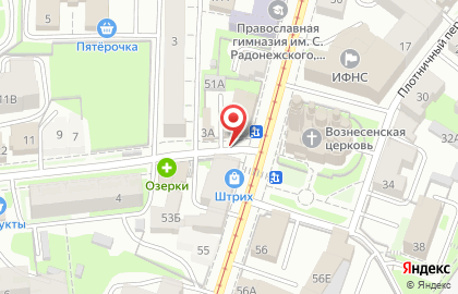 Шпиль на Ильинской улице на карте