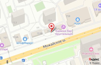 Орнамент на Можайском шоссе на карте