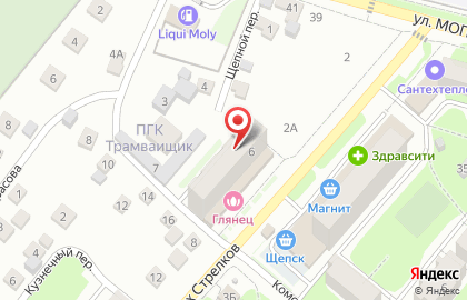 Допинг на улице Латышских Стрелков на карте